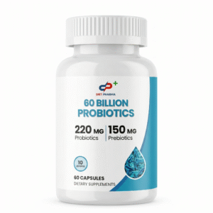 Probiotics 60 Billion CFU with 10 bacterial strains and prebiotics