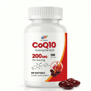 Ubiquinol CoQ10 200 mg Softgels – High-dose Coenzyme Q10 – 120 & 240 Softgels (4-month supply) – High bioavailability – Premium quality – Dietary supplement