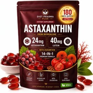 Astaxanthin 24 mg softgels with lutein and zeaxanthin